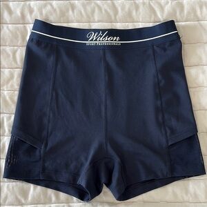 Wilson Navy Tennis Ball Shorts